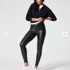 Spanx Black High-Waisted Leggings